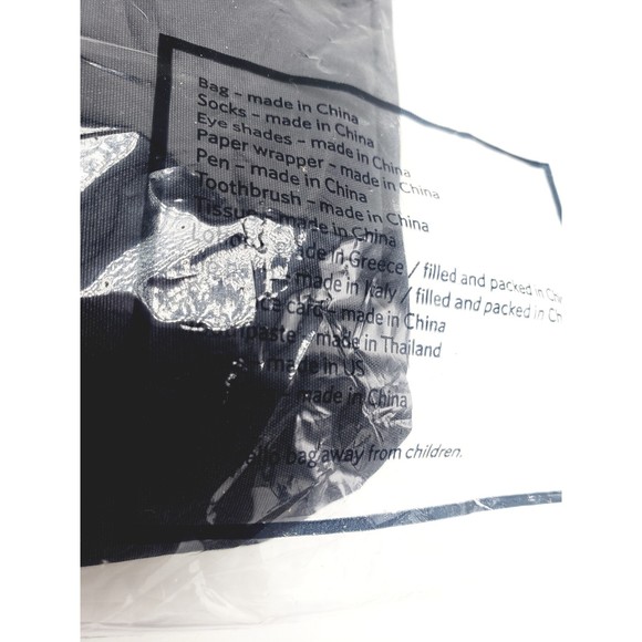 Delta Airlines Amenity Kit Flap Zip Bag Removable Mesh Insert New Sealed - Picture 3 of 8